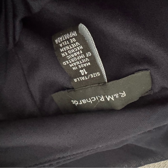 R&M Richards Navy Sequin Maxi Dress - Picture 4 of 4